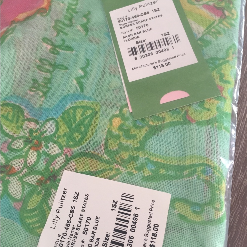 NWT Florida murfee scarf Florida print